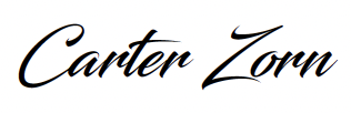 Carter Zorn Signature